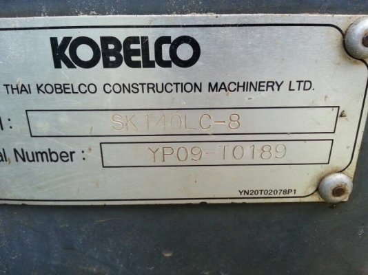 รถแบคโฮ KOBELCO  SK140.  ( รถทำงาน 6,6xx ซม. )  สนใจติดต่อ 081 - 6079515