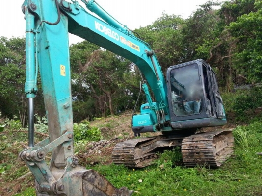 รถแบคโฮ KOBELCO  SK140.  ( รถทำงาน 6,6xx ซม. )  สนใจติดต่อ 081 - 6079515