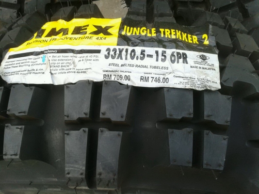 ขาย SIMEX Aเดี่ยว 33X10.5R15 ของใหม่
