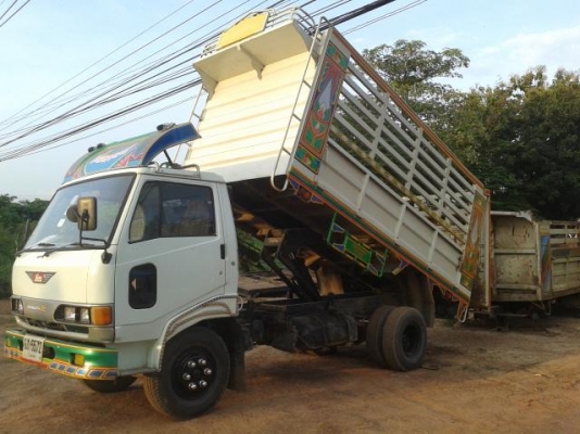 ขายรถบรรทุกหกล้อดั๊มพ์ HINO KM 777 เครื่อง WO4D 117 แรง ดั๊มพ์ยาว 4.30เมตร ยาง8.25 รถห้างแท้ทะเบียนพร้อม