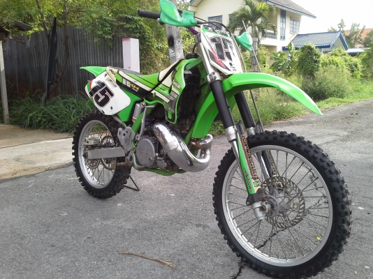 MOTO CROSS KAWASAKI KX250 ปี96 รถพร้อมลุย 2จังหวะ โมเต็มสูตร ท่อสูตรPRO