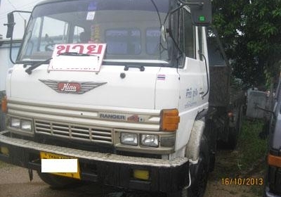 ขาย F17 สิบล้อเพลาเดียวพื้นเรียบยาว 6 m เครื่อง EH700 168 แรง พร้อมใช้ โทร 088-4501277