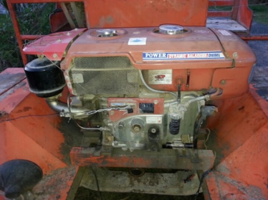 ขายรถโม่ปูนเครื่องคูโบต้า ET110แรง สภาพดีพร้อมใช้งาน