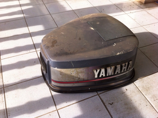 ฝาครอบเครื่องเรือยามาฮ่า 115 แรงพร้อมถาด ราคา 4500