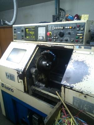 เครื่องกลึง CNC ยี่ห้อ MIYANO Turret chuck 6" Control Fanuc21i