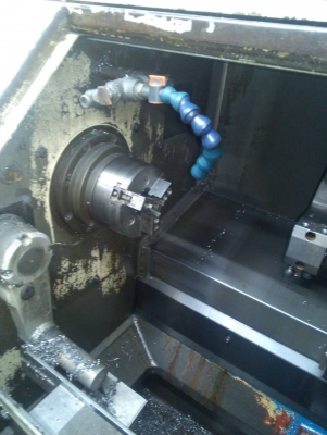 เครื่องกลึง CNC ยี่ห้อ MIYANO Turret chuck 6" Control Fanuc21i