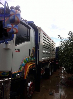 ขายรถสิบล้อ Isuzu DECA 360  ดั้ม เหล็กพ่วงแม่ลูก ปี52กะบะ อู่สหกิจรถพร้อมใช้งาน