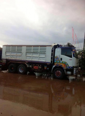 ขายรถสิบล้อ Isuzu DECA 360  ดั้ม เหล็กพ่วงแม่ลูก ปี52กะบะ อู่สหกิจรถพร้อมใช้งาน