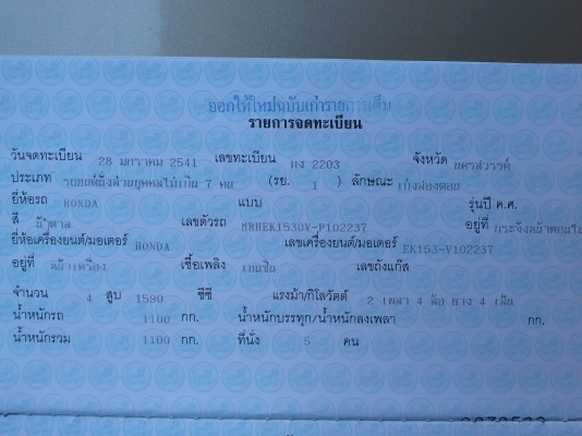 HONDA CIVIC 1.6 LXi MT ปี 98 โฉมตาโต HONDA CIVIC 1.6 LXi MT ปี 98 โฉมตาโต