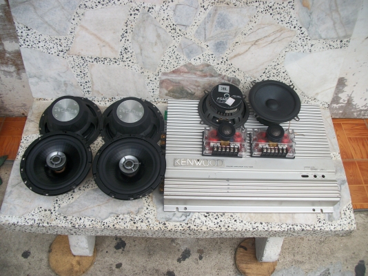 ขายแอมป์เคนวุดแท้รุ่นKac-1023,ลำโพง2ชุด