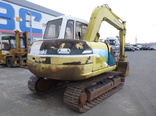 ขายรถแบคโฮเก่าญี่ปุ่น Kawasaki KE60-3 เหมือนกับ Kobelco SK60-3 100\% (Kobelco เป็นผู้ผลิต)