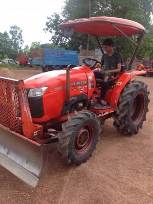 แทรกเตอร์คูโบต้า L3608 สภาพดีเยี่ยม เดิมๆทั้งคัน ขายพร้อม ใบดันหน้าและผานหลัง