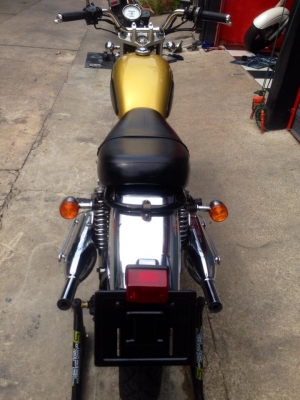 ต้ำพระราม2ขาย HONDA CL400 ประกอบใหม่ สภาพ99\%รถปี2001 อินวอย แท้ครบทุกฉบับ รถสวยไม่มีที่ติ