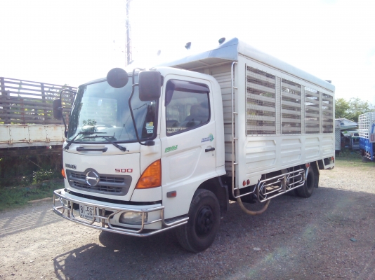 6 ล้อกลาง《กระบะสแตนเลส》*Euro.3*  HINO  ซีรีย์500  FC9J 150 แรงม้า+คอมมอนเรว *ยาว 5.50 ม.* รถห้างแท้ * เล่มพร้อมโอน