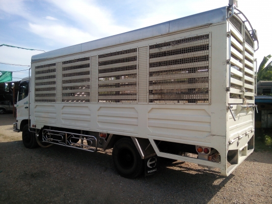 6 ล้อกลาง《กระบะสแตนเลส》*Euro.3*  HINO  ซีรีย์500  FC9J 150 แรงม้า+คอมมอนเรว *ยาว 5.50 ม.* รถห้างแท้ * เล่มพร้อมโอน