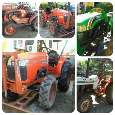 ขายรถไถ KUBOTA L3608 ดันหน้า ผาน4 ราคา295,000  KUBOTA L3608 ดันหน้า ผาน6 ราคา295,000  KUBOTA L2202DT ราคา 78,000  KUBOTA KRT 140 ผาน3 ราคา 78,000 EURO 55DI ผานดะนหน้า ผานหลัง ราคา 240,000