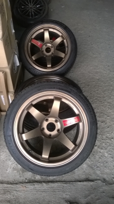 ล้อ TE 37 ขอบ17พร้อมยางชุดละ17000