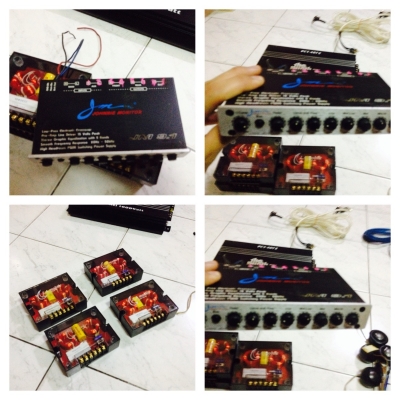 ขายชุดเครืองเสียงรถยนต์มือสอง มี 1)ปรีjohnnie monitor jm9.1 ราคา800บาท 2) la mobile csound lab the 4ตัว ราคา500บาท โทร0924462525 โส กทม