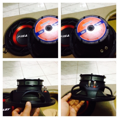 ขายชุดเครืองเสียงรถยนต์มือสอง มี ลำโพง10นิ้ว freasy subwoofer 1000 watts 2ตัว ราคา2500บาท โทร0924462525โส กทม