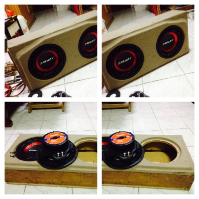 ขายชุดเครืองเสียงรถยนต์มือสอง มี ลำโพง10นิ้ว freasy subwoofer 1000 watts 2ตัว ราคา2500บาท โทร0924462525โส กทม