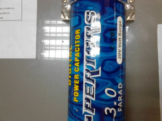 POWER CAPACITOR 12 VOLT   มี 1 เครื่อง TEL.081-427-3941