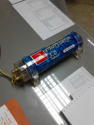 POWER CAPACITOR 12 VOLT   มี 1 เครื่อง TEL.081-427-3941