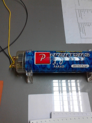 POWER CAPACITOR 12 VOLT   มี 1 เครื่อง TEL.081-427-3941