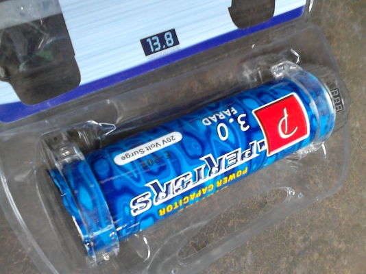 POWER CAPACITOR 12 VOLT   มี 1 เครื่อง TEL.081-427-3941