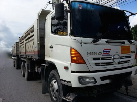รถฮีโน่ 10 ล้อดั้ม 344 แรงม้า. ปี 53  ( รถวิ่ง 3xx,xxx กม. )   ( ขายแม่ , ลูก )  สนใจติดต่อ  081 - 6079515