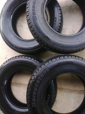 ยาง205R16ดูเลอร์689(ผ้าใบ8ชั้น)ป้ายแดงสวยตุมเต็มทุกเส้นชุด4เส้น