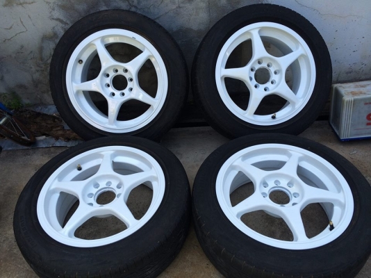 ล้อแม็ก15 4/100&amp;114 พร้อมยาง