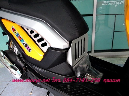 ZOOMER สีเหลือง แต่งสวย ล้อเล็ก รถเดือน ส.ค ปี 2556ไมล์ 4173 โล ของแถม 3 รายการ  38900