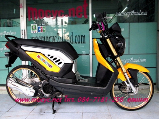 ZOOMER สีเหลือง แต่งสวย ล้อเล็ก รถเดือน ส.ค ปี 2556ไมล์ 4173 โล ของแถม 3 รายการ  38900