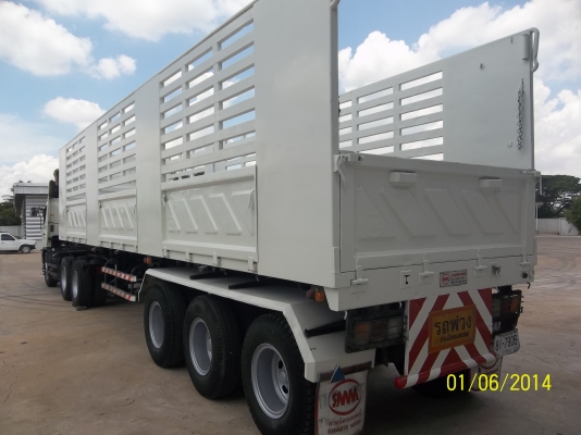 ขายหางพ่วง 3 มิตร 3เพลา ยาว 10 ม. สภาพใหม่ออกห้าง ยางเต็ม เอกสารพร้อม