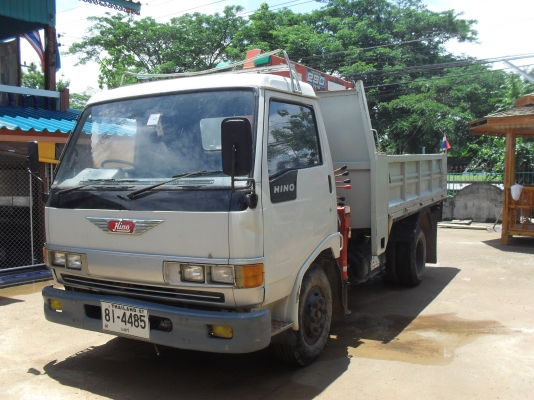 HINO FB2W 120 แรง ดั้ม ติดเครนUNIC 290 ตัน