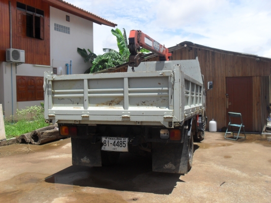 HINO FB2W 120 แรง ดั้ม ติดเครนUNIC 290 ตัน