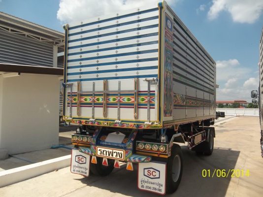 ขาย รถพ่วงดั๊มเกษตรแม่ลูก ISUZU DECA 300 FVM COMMONRAIL ปี55 วิ่ง 14000 กม.