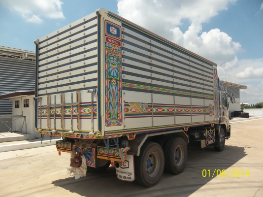 ขาย รถพ่วงดั๊มเกษตรแม่ลูก ISUZU DECA 300 FVM COMMONRAIL ปี55 วิ่ง 14000 กม.