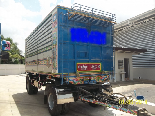 ขาย รถพ่วงดั๊มเกษตรแม่ลูก ISUZU DECA 300 FVM COMMONRAIL ปี55 วิ่ง 14000 กม.