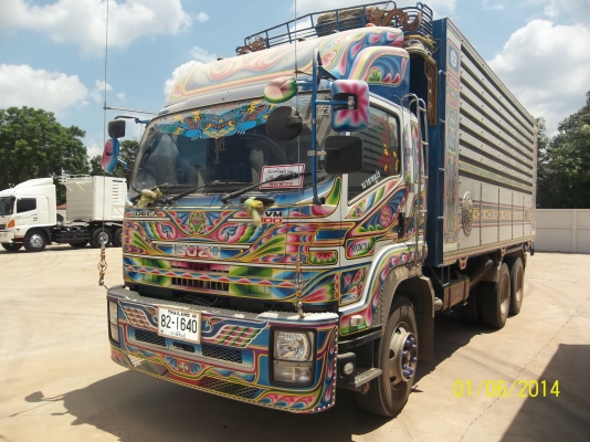 ขาย รถพ่วงดั๊มเกษตรแม่ลูก ISUZU DECA 300 FVM COMMONRAIL ปี55 วิ่ง 14000 กม.