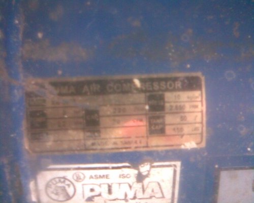 ปั้มลมพูมา 50  ลิตร