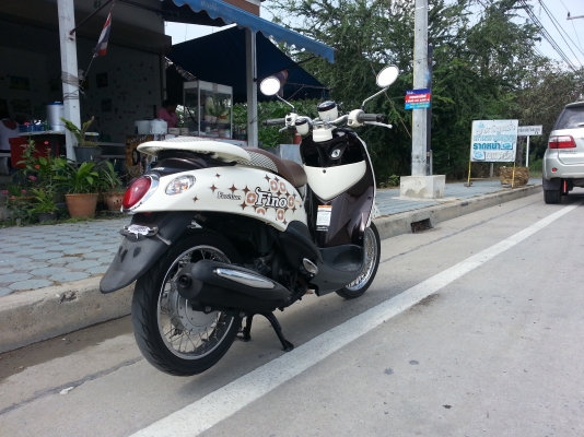 Yamaha Fino ไมล์แยก ปี 54 white brown