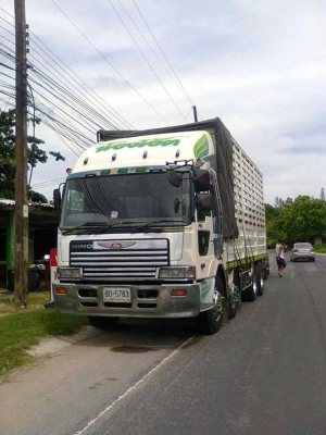 ขายดาวน์รถ 12 ล้อรั้ว HINO 230 แรงม้า ขายดาวน์ 550000