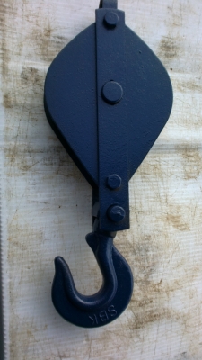 ตะขอรอกโซ่ 5 ตันและรอกสาว 5 นิ้ว