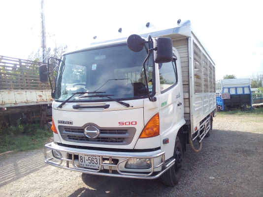 6 ล้อกลาง (กระบะสแตนเลส) *Euro.3*  HINO (SERIES.500) FC9J 150 แรงม้า+*คอมมอนเรว* ยาว5.50ม.  รถสวยเดิม *รถห้างแท้*  เอกสารพร้อมโอน