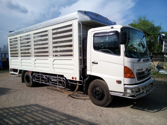 6 ล้อกลาง (กระบะสแตนเลส) *Euro.3*  HINO (SERIES.500) FC9J 150 แรงม้า+*คอมมอนเรว* ยาว5.50ม.  รถสวยเดิม *รถห้างแท้*  เอกสารพร้อมโอน