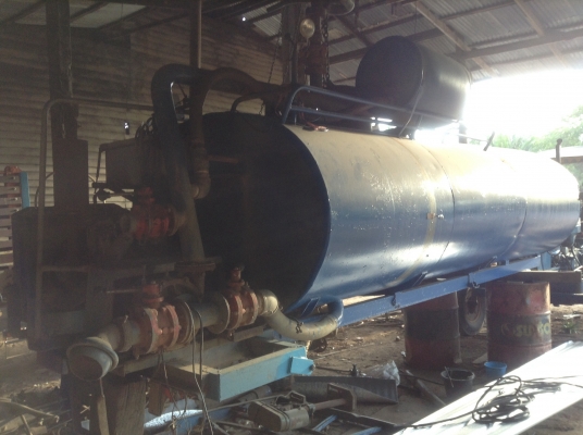 ขายถังฉีดน้ำสัปรดพร้อมเครื่อง อุปกรณ์ครบ พร้อมใช้งาน ความจุ 6000 ลิตร