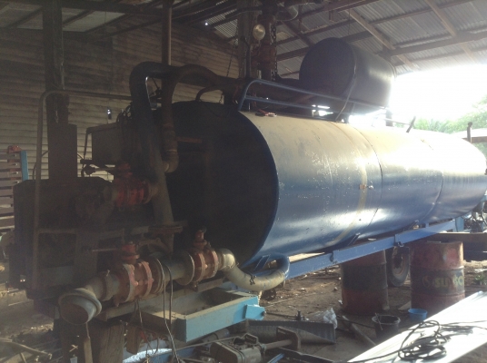 ขายถังฉีดน้ำสัปรดพร้อมเครื่อง อุปกรณ์ครบ พร้อมใช้งาน ความจุ 6000 ลิตร