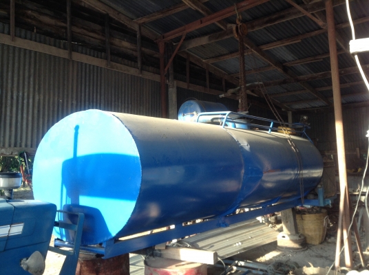 ขายถังฉีดน้ำสัปรดพร้อมเครื่อง อุปกรณ์ครบ พร้อมใช้งาน ความจุ 6000 ลิตร