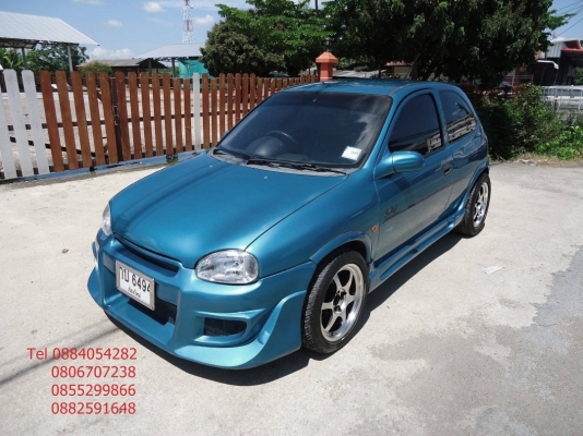 ขาย Opel corsa 3Dr. สีเขียว ชุดแต่งรอบคัน ราคา 59,000 บาท ++++++++ ขาย Opel corsa 3Dr. สีเขียว ชุดแต่งรอบคัน ราคา 59,000 บาท ++++++++